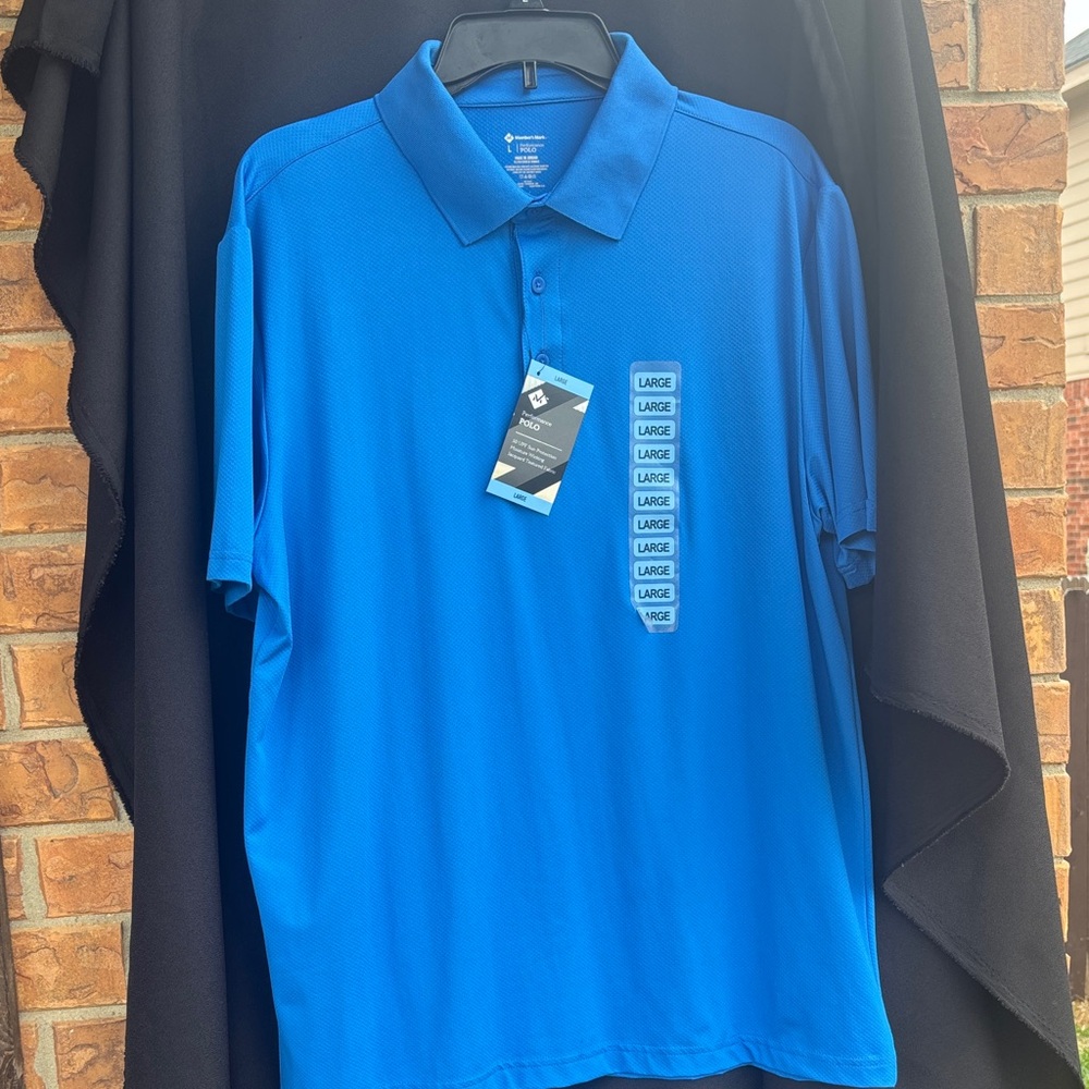 Men's Performance Polo Shirt - Blue